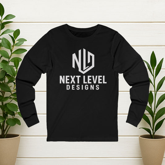 Womens NLD Longsleeve T-Shirt, White Logo