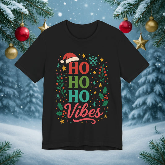 Ho Ho Ho Vibes Christmas Tee