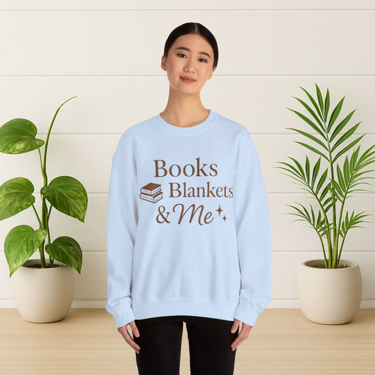 Cozy Books & Blankets Crewneck Sweatshirt