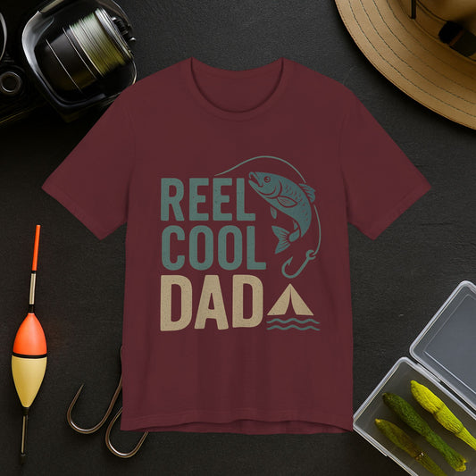 Reel Cool Dad Fishing Tee