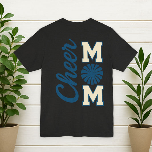 Cheer Mom T‑Shirt — Pom Pom Cheerleader Mom Shirt