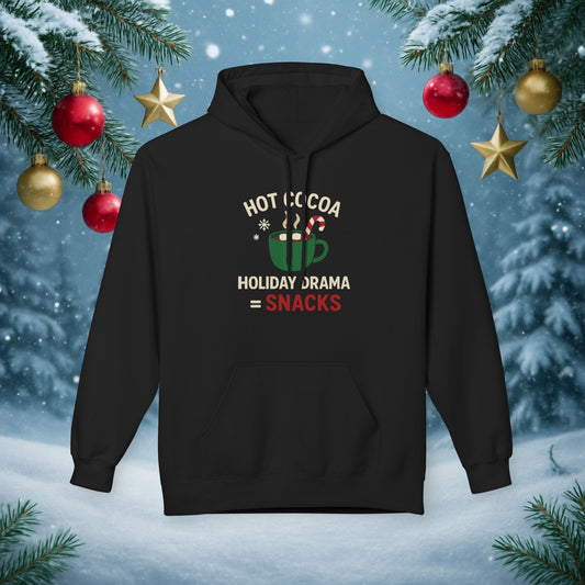 Hot Cocoa & Holiday Drama Fleece Hoodie