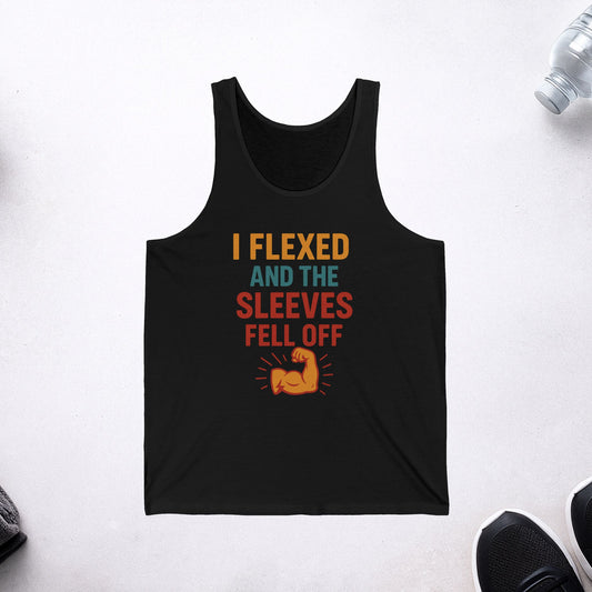 I Flexed Sleeveless Tank Top for Fitness Enthusiasts