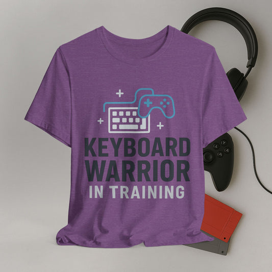 Keyboard Warrior Tee - Gamer Training Shirt