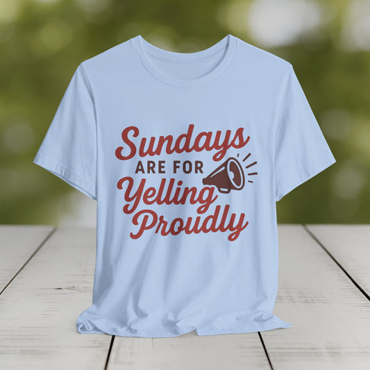 Sundays Yelling Proudly T-Shirt