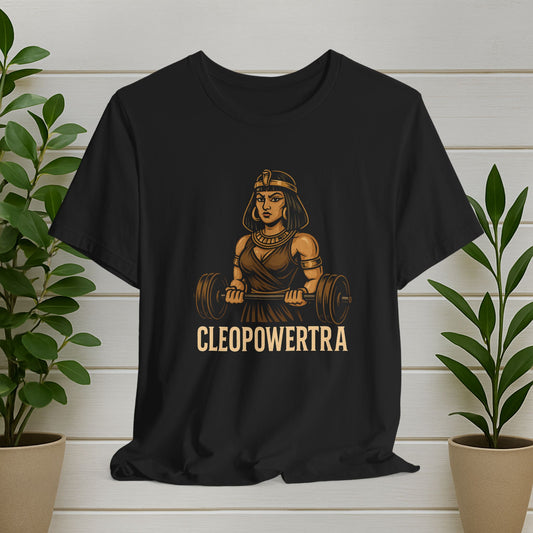 Cleopowerrtra Weightlifting Tee — Cleopatra Gym Shirt