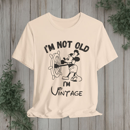 Vintage Cartoon 'I'm Not Old I'm Vintage' Tee