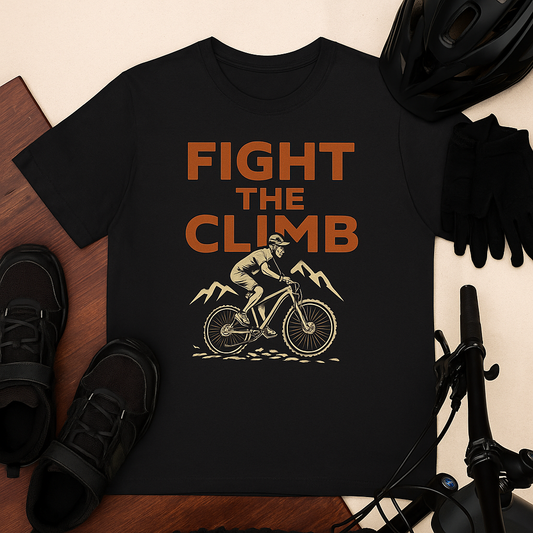 Fight The Climb Mountain Biking T-Shirt