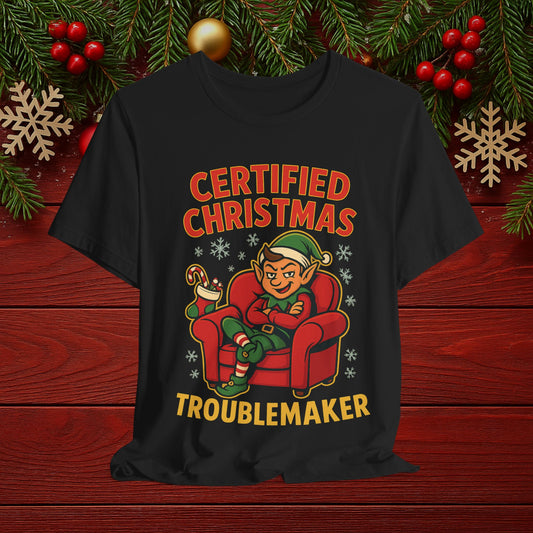Certified Christmas Troublemaker Tee