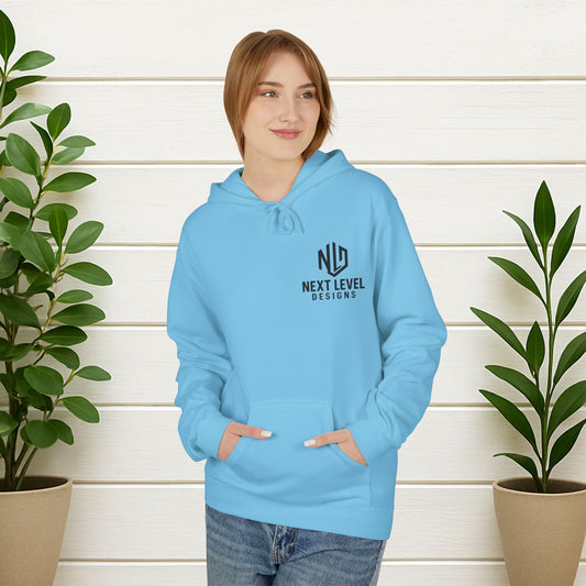 Womans NLD Hoodie, Black Logo