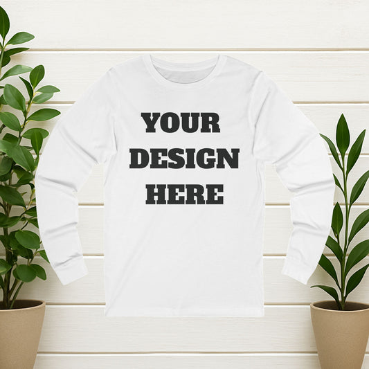 Customizable Unisex Long Sleeve Tee - Perfect for Any Occasion