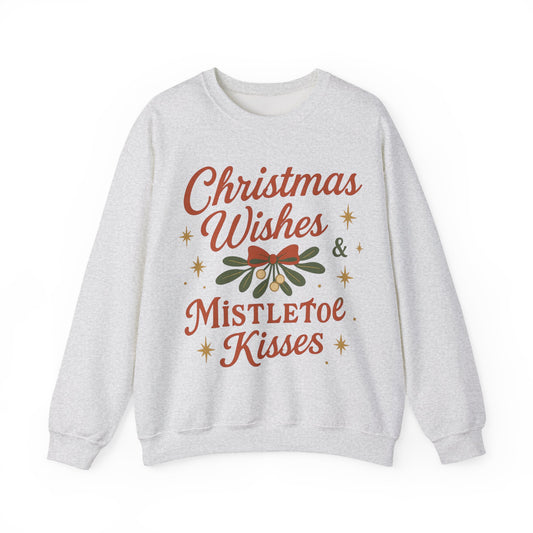Christmas Wishes & Mistletoe Kisses Sweatshirt