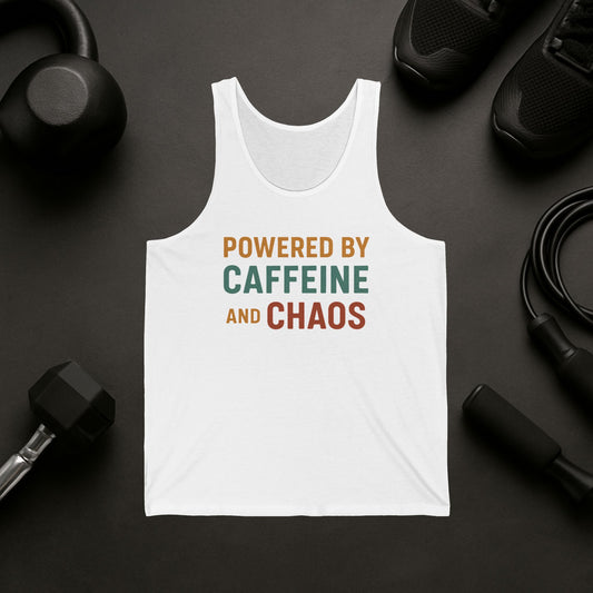 Caffeine and Chaos Tank Top