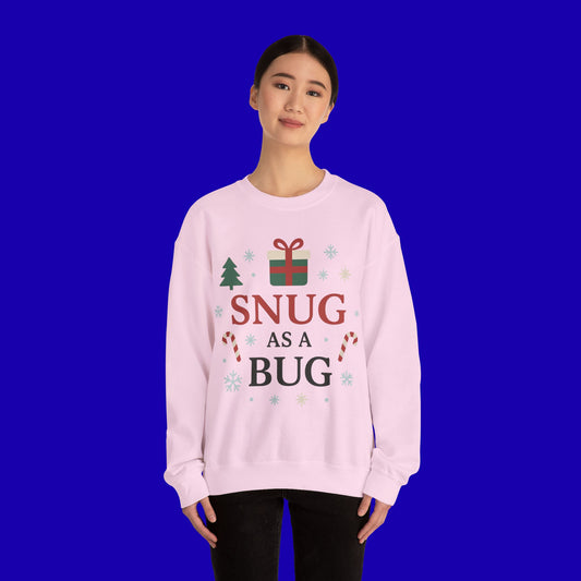 Snug as a Bug Sweatshirt — Cozy Christmas Holiday Crewneck