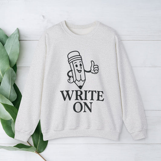Write On Pencil Crewneck Sweatshirt