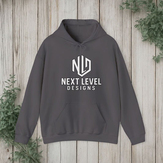 Mens NLD Hoodie, White Logo