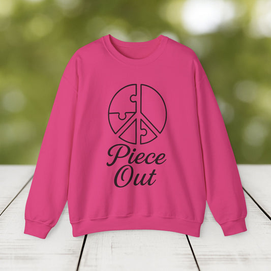 Piece Out Peace Puzzle Crewneck Sweatshirt
