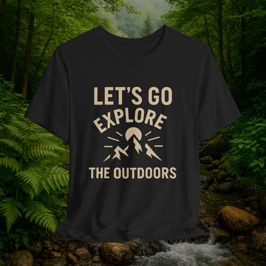 Outdoor Adventure Tee - Let's Go Explore